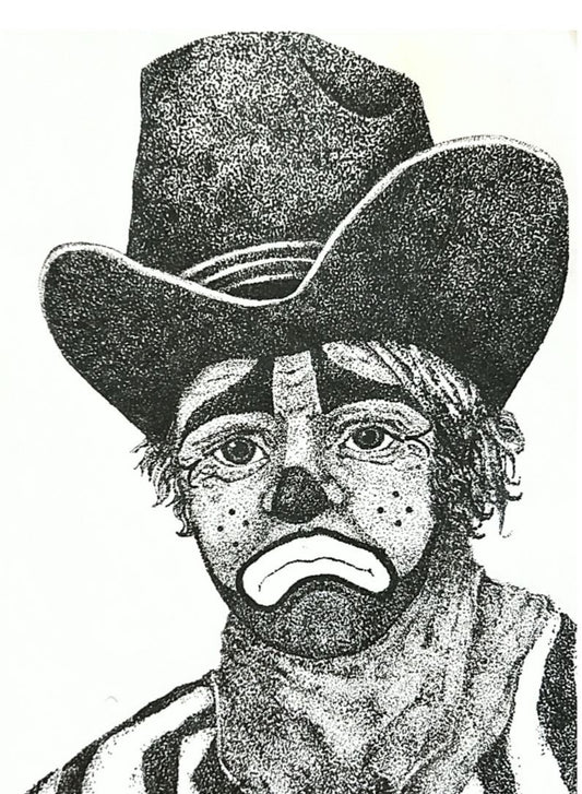 "Rodeo Clown" Print